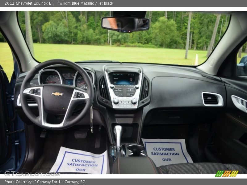 Twilight Blue Metallic / Jet Black 2012 Chevrolet Equinox LT