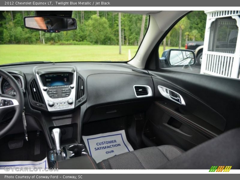 Twilight Blue Metallic / Jet Black 2012 Chevrolet Equinox LT