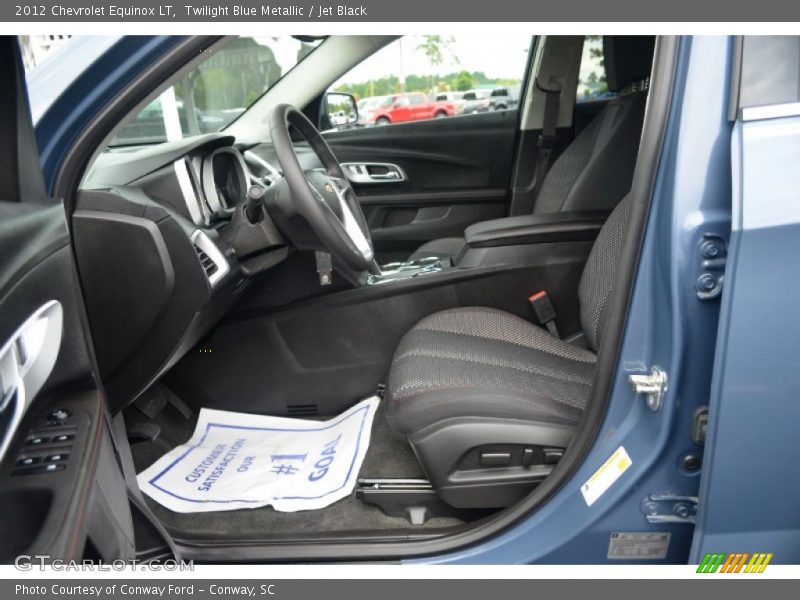 Twilight Blue Metallic / Jet Black 2012 Chevrolet Equinox LT