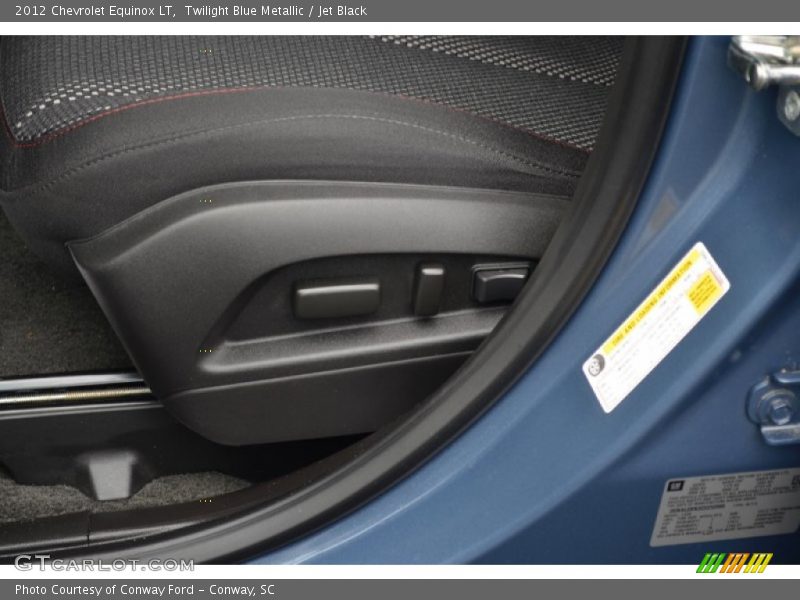 Twilight Blue Metallic / Jet Black 2012 Chevrolet Equinox LT