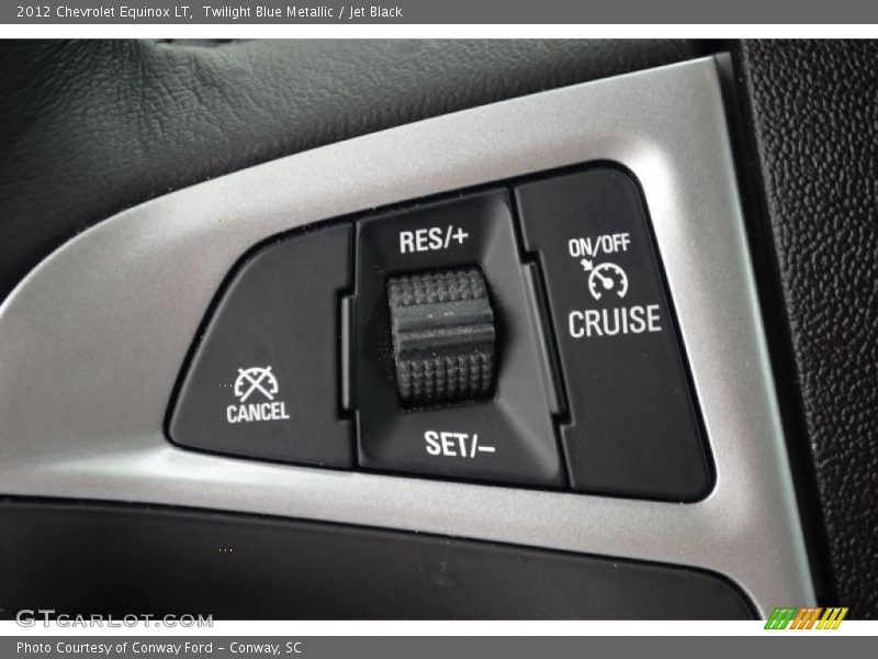 Twilight Blue Metallic / Jet Black 2012 Chevrolet Equinox LT