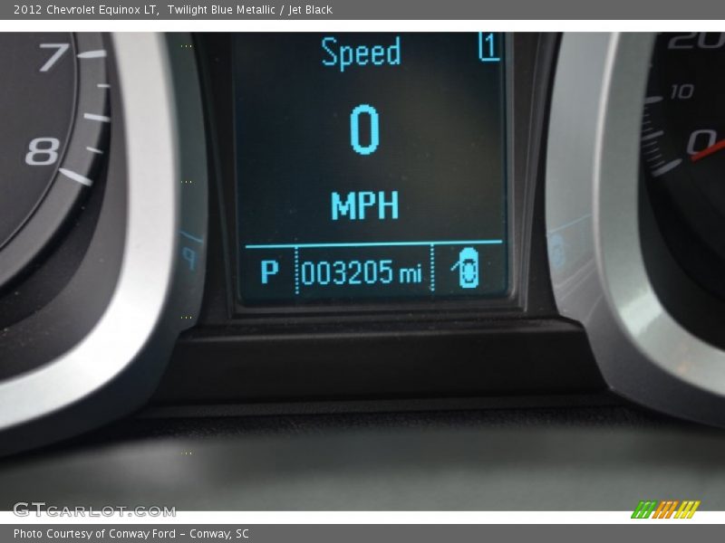 Twilight Blue Metallic / Jet Black 2012 Chevrolet Equinox LT