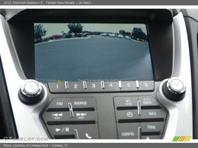 Twilight Blue Metallic / Jet Black 2012 Chevrolet Equinox LT
