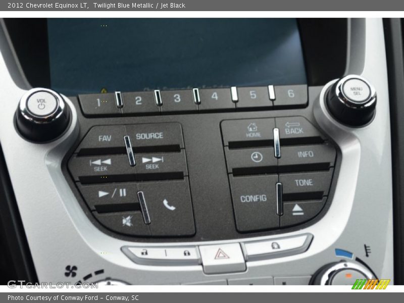 Twilight Blue Metallic / Jet Black 2012 Chevrolet Equinox LT