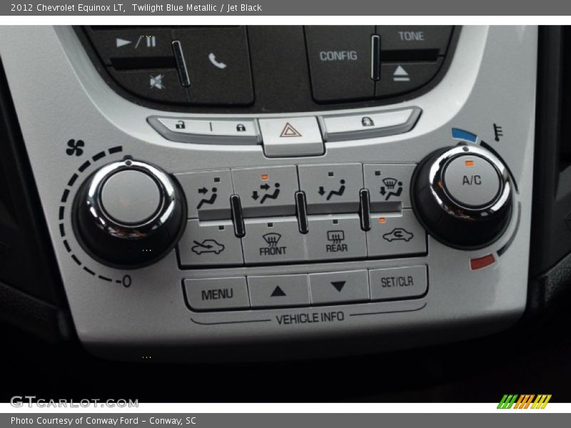 Twilight Blue Metallic / Jet Black 2012 Chevrolet Equinox LT