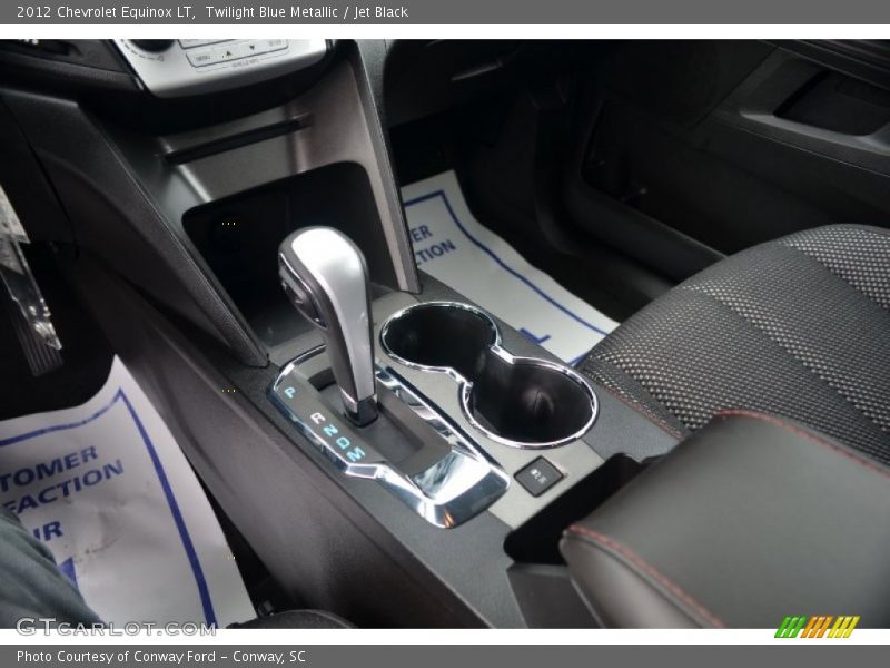 Twilight Blue Metallic / Jet Black 2012 Chevrolet Equinox LT