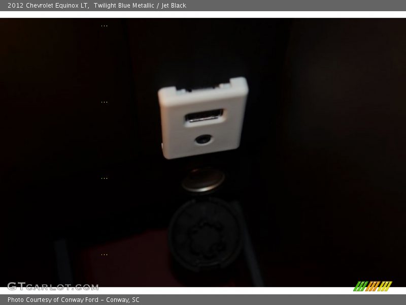 Twilight Blue Metallic / Jet Black 2012 Chevrolet Equinox LT