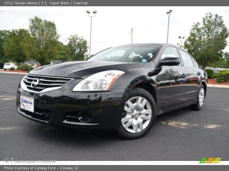 Super Black / Charcoal 2012 Nissan Altima 2.5 S