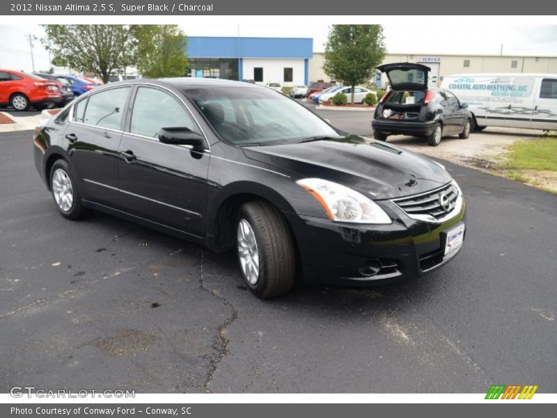 Super Black / Charcoal 2012 Nissan Altima 2.5 S