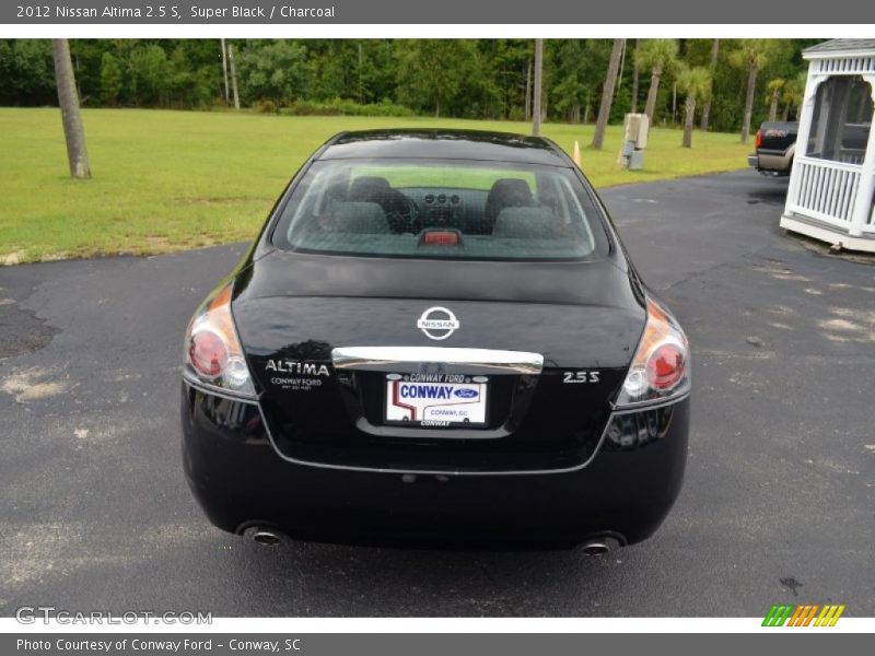 Super Black / Charcoal 2012 Nissan Altima 2.5 S