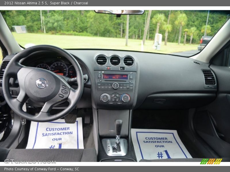 Super Black / Charcoal 2012 Nissan Altima 2.5 S