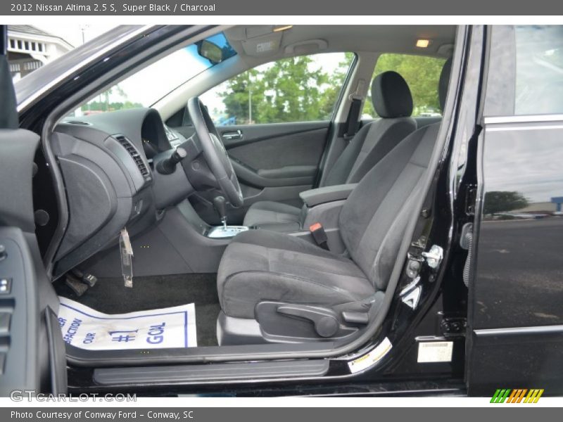 Super Black / Charcoal 2012 Nissan Altima 2.5 S