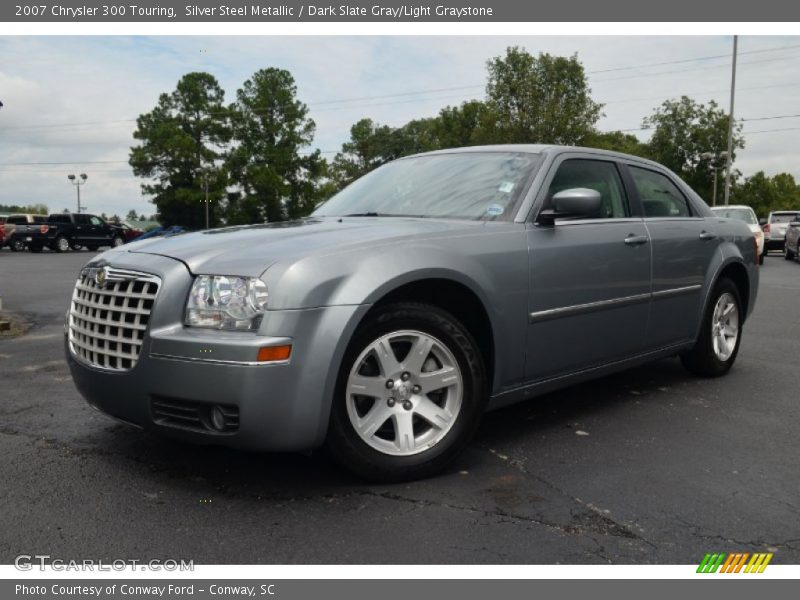Silver Steel Metallic / Dark Slate Gray/Light Graystone 2007 Chrysler 300 Touring