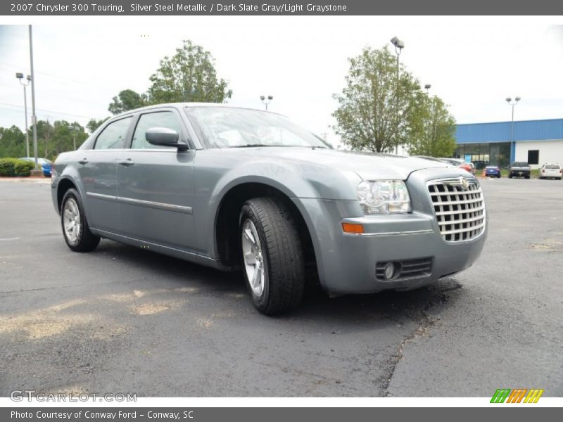 Silver Steel Metallic / Dark Slate Gray/Light Graystone 2007 Chrysler 300 Touring