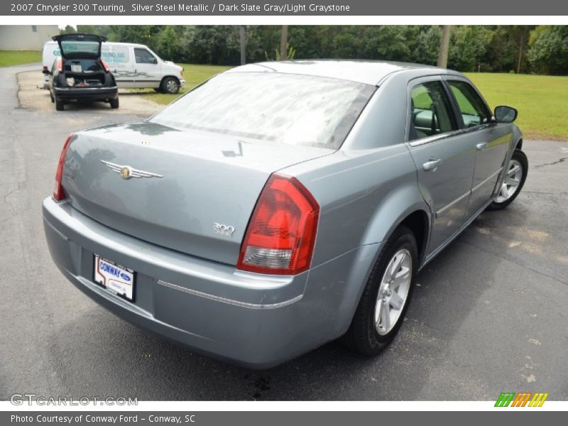 Silver Steel Metallic / Dark Slate Gray/Light Graystone 2007 Chrysler 300 Touring