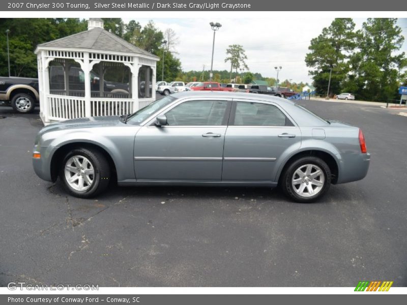 Silver Steel Metallic / Dark Slate Gray/Light Graystone 2007 Chrysler 300 Touring