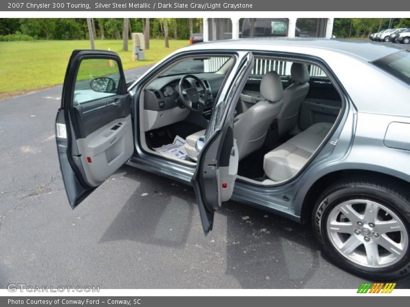 Silver Steel Metallic / Dark Slate Gray/Light Graystone 2007 Chrysler 300 Touring