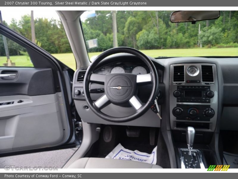 Silver Steel Metallic / Dark Slate Gray/Light Graystone 2007 Chrysler 300 Touring