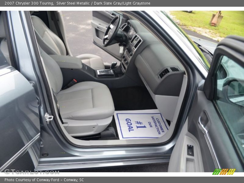 Silver Steel Metallic / Dark Slate Gray/Light Graystone 2007 Chrysler 300 Touring