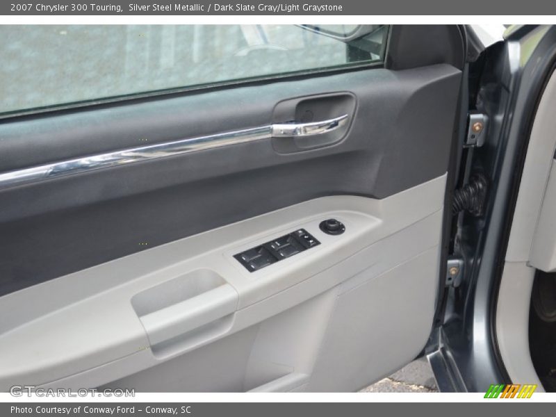Silver Steel Metallic / Dark Slate Gray/Light Graystone 2007 Chrysler 300 Touring