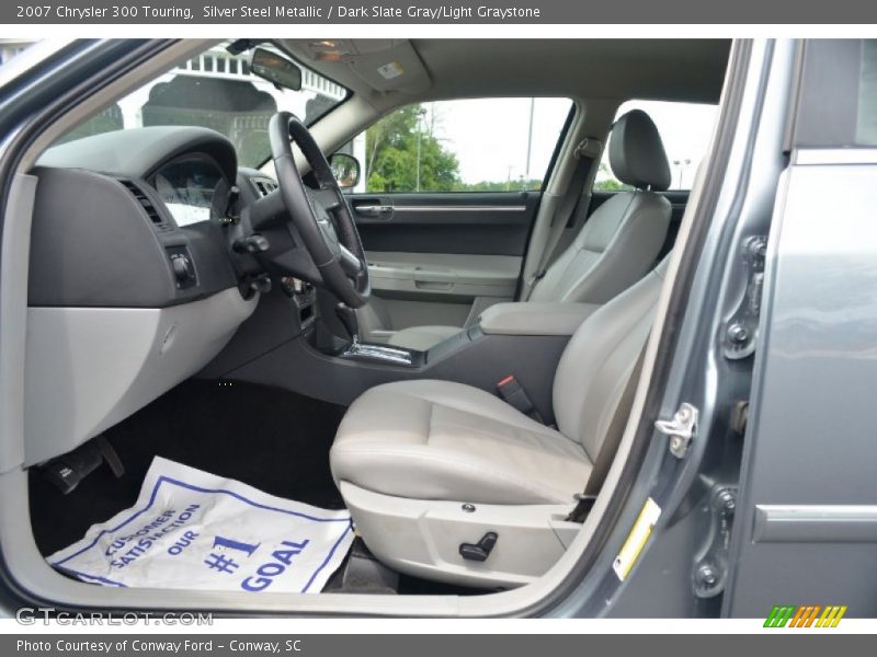 Silver Steel Metallic / Dark Slate Gray/Light Graystone 2007 Chrysler 300 Touring