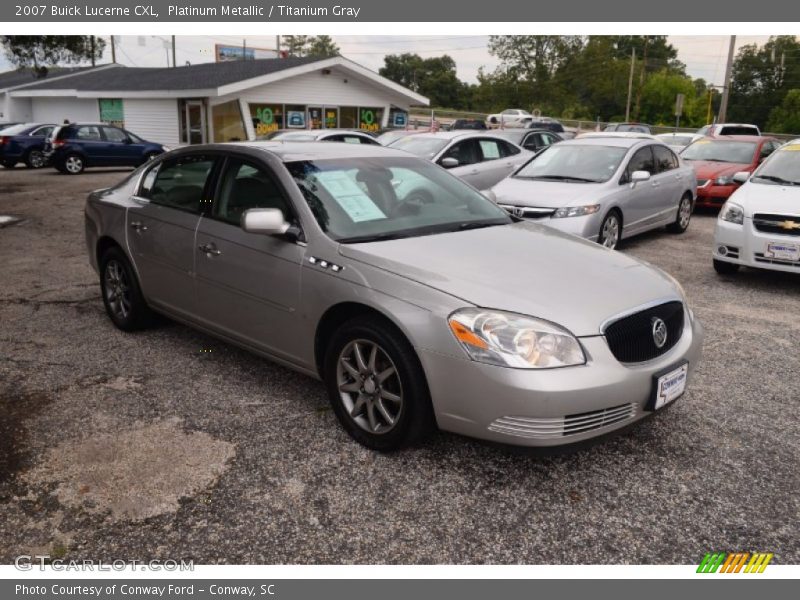 Platinum Metallic / Titanium Gray 2007 Buick Lucerne CXL