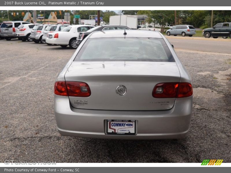 Platinum Metallic / Titanium Gray 2007 Buick Lucerne CXL