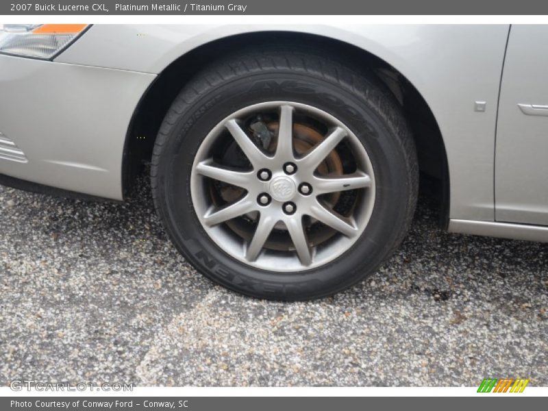 Platinum Metallic / Titanium Gray 2007 Buick Lucerne CXL