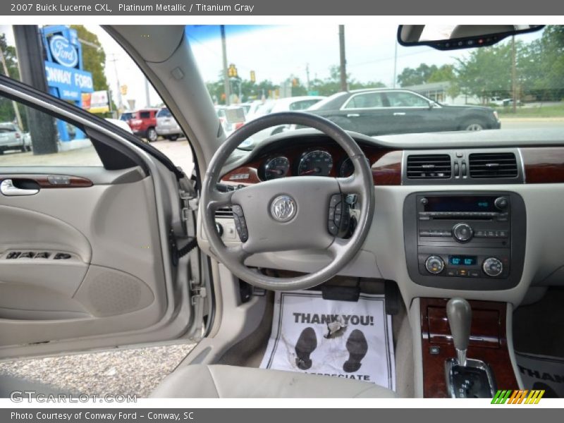 Platinum Metallic / Titanium Gray 2007 Buick Lucerne CXL