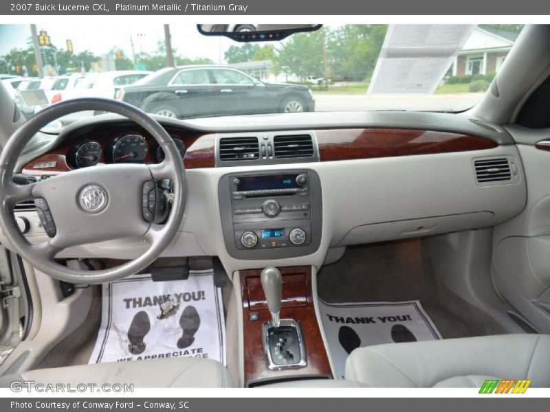 Platinum Metallic / Titanium Gray 2007 Buick Lucerne CXL