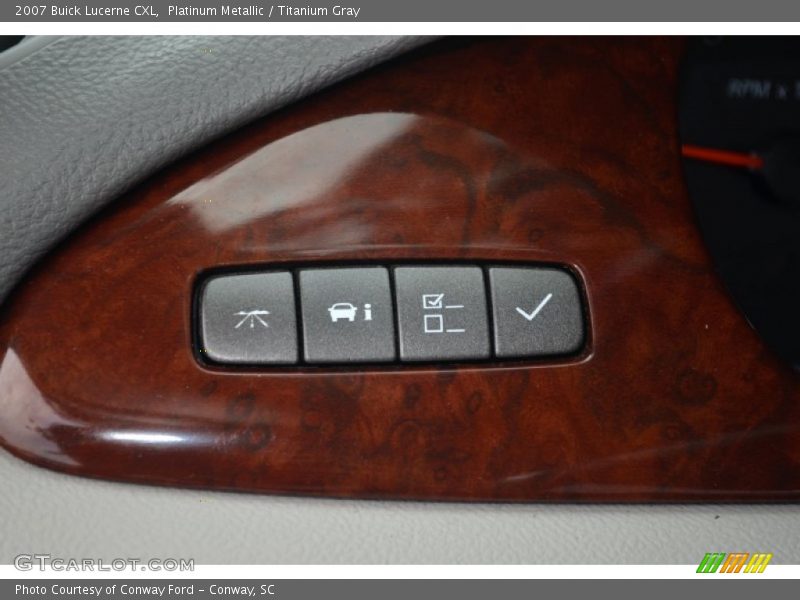 Platinum Metallic / Titanium Gray 2007 Buick Lucerne CXL