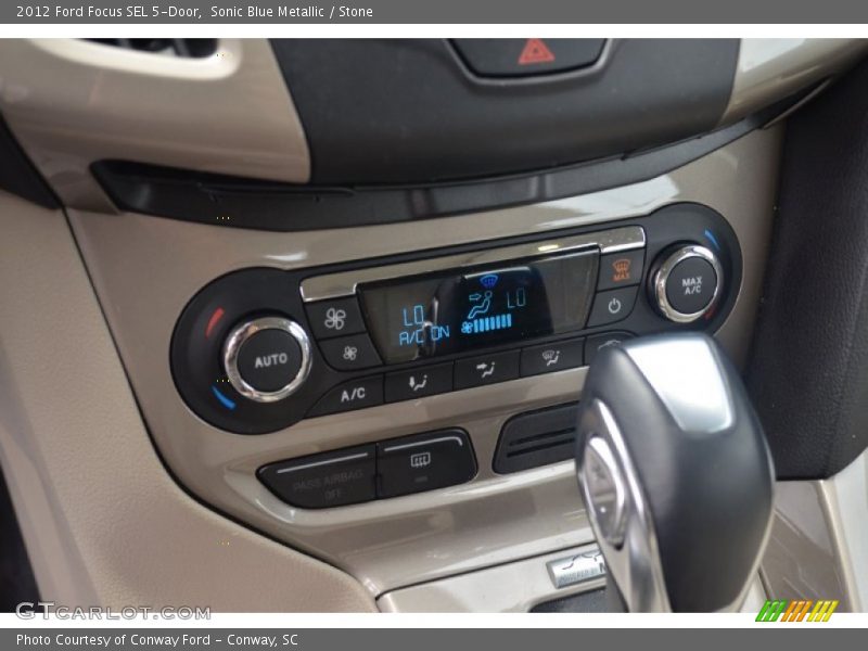 Sonic Blue Metallic / Stone 2012 Ford Focus SEL 5-Door
