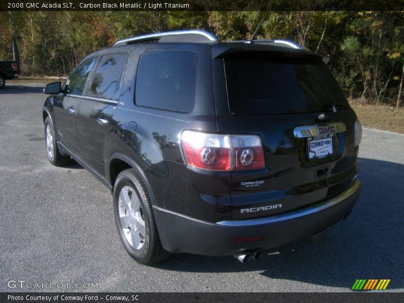 Carbon Black Metallic / Light Titanium 2008 GMC Acadia SLT