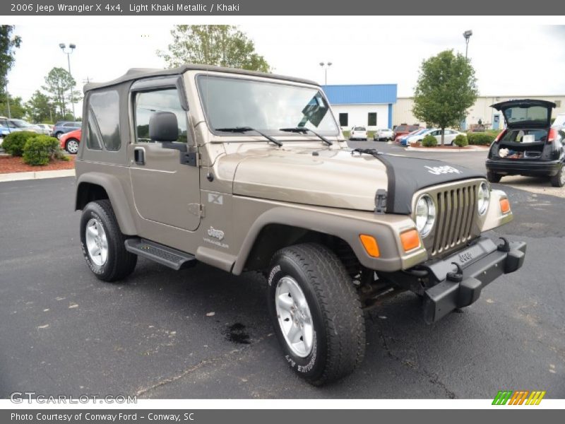 Light Khaki Metallic / Khaki 2006 Jeep Wrangler X 4x4