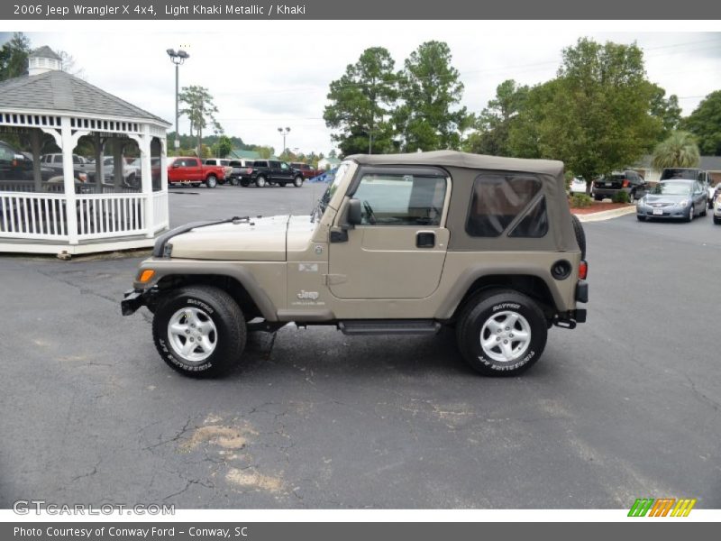 Light Khaki Metallic / Khaki 2006 Jeep Wrangler X 4x4