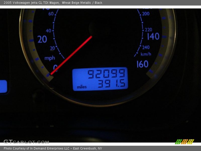 Wheat Beige Metallic / Black 2005 Volkswagen Jetta GL TDI Wagon