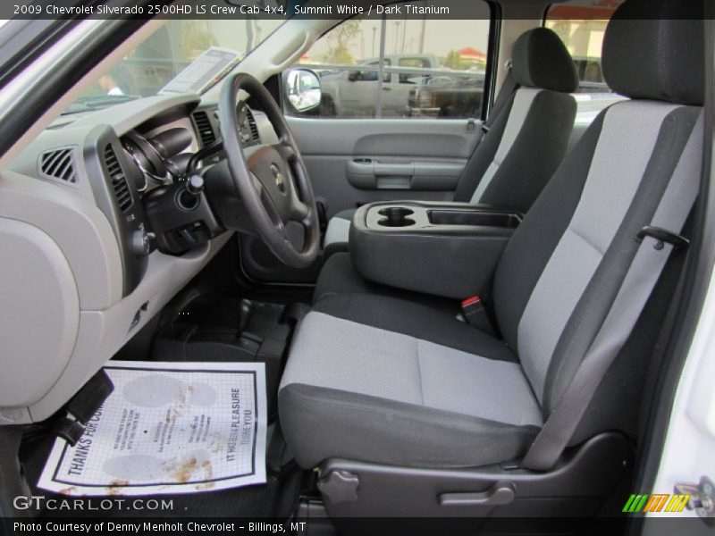  2009 Silverado 2500HD LS Crew Cab 4x4 Dark Titanium Interior
