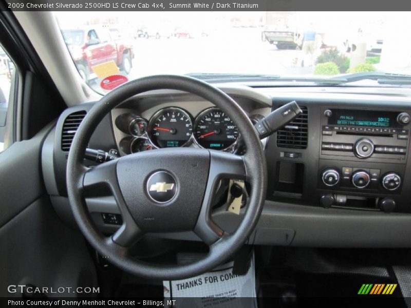 Dashboard of 2009 Silverado 2500HD LS Crew Cab 4x4