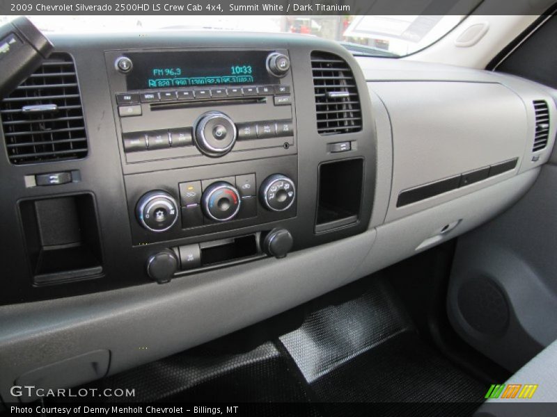 Controls of 2009 Silverado 2500HD LS Crew Cab 4x4