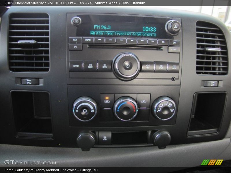Controls of 2009 Silverado 2500HD LS Crew Cab 4x4