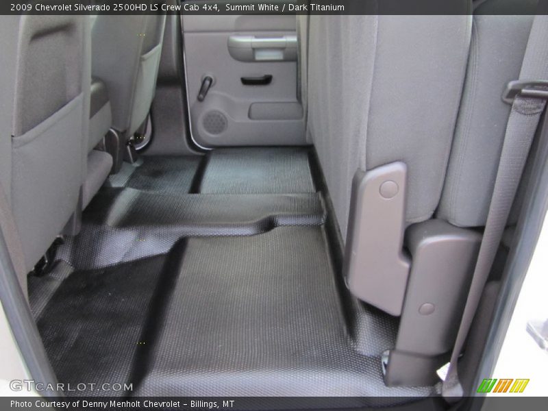 Rear Seat of 2009 Silverado 2500HD LS Crew Cab 4x4