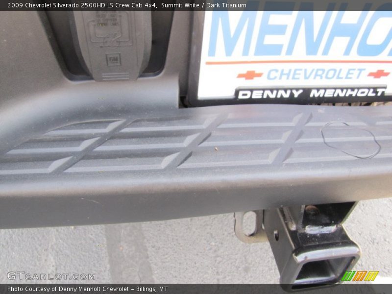 Summit White / Dark Titanium 2009 Chevrolet Silverado 2500HD LS Crew Cab 4x4
