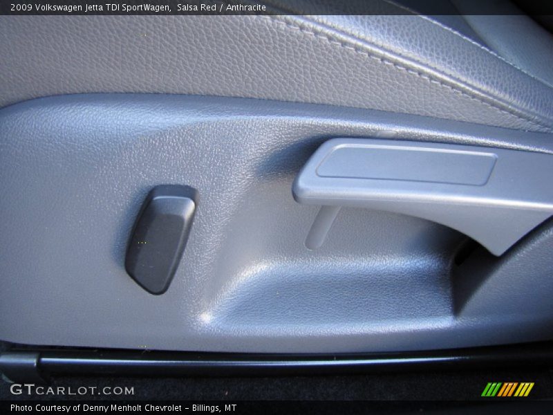 Salsa Red / Anthracite 2009 Volkswagen Jetta TDI SportWagen