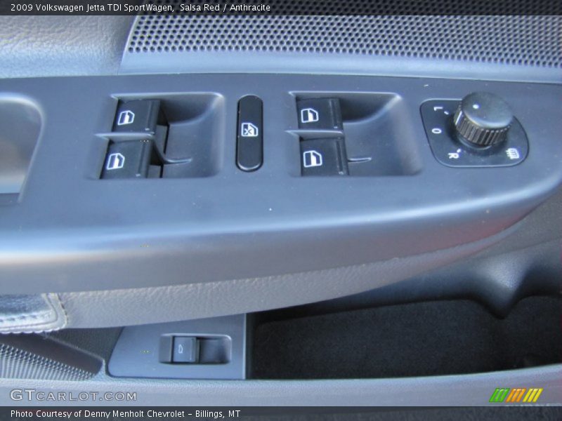 Salsa Red / Anthracite 2009 Volkswagen Jetta TDI SportWagen