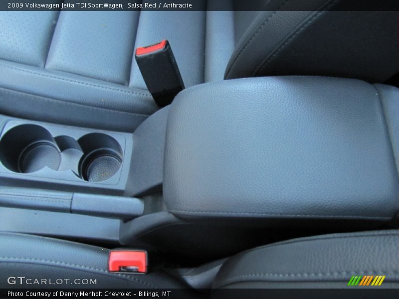 Salsa Red / Anthracite 2009 Volkswagen Jetta TDI SportWagen