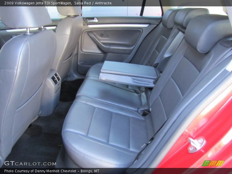 Salsa Red / Anthracite 2009 Volkswagen Jetta TDI SportWagen