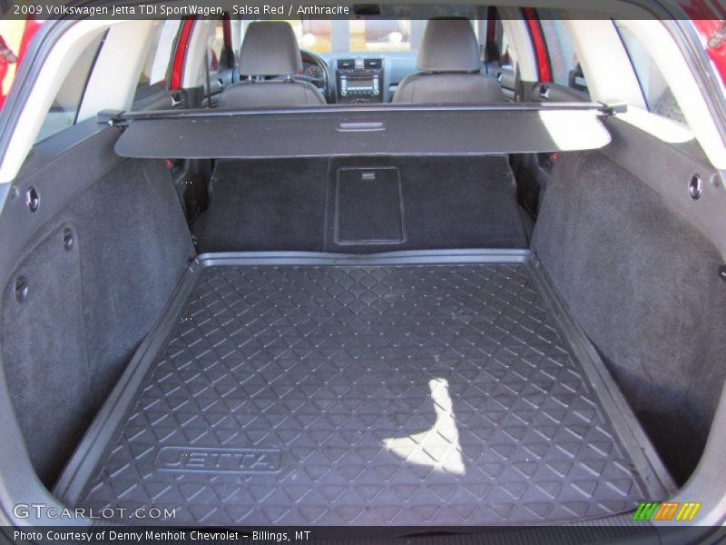 Salsa Red / Anthracite 2009 Volkswagen Jetta TDI SportWagen