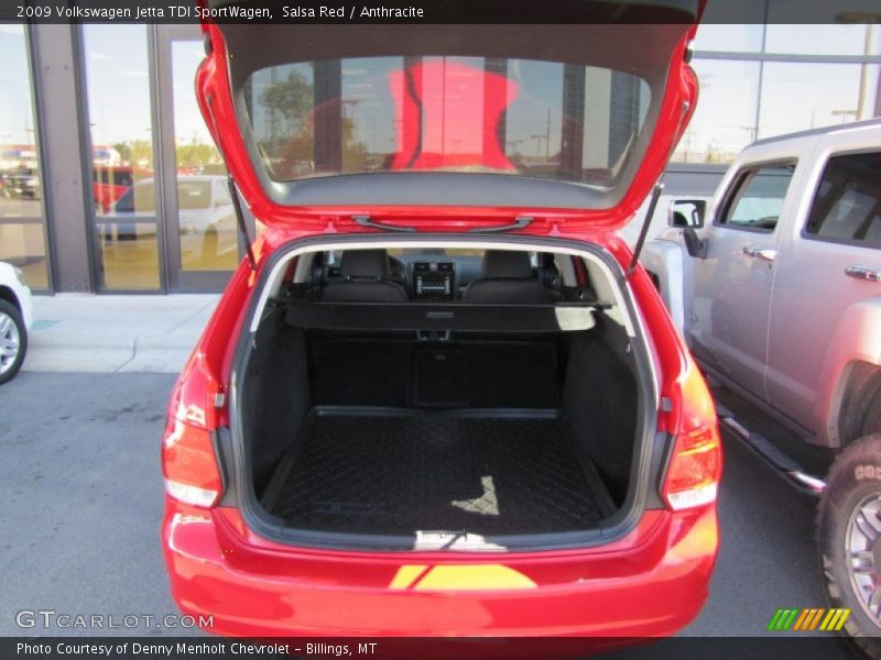 Salsa Red / Anthracite 2009 Volkswagen Jetta TDI SportWagen