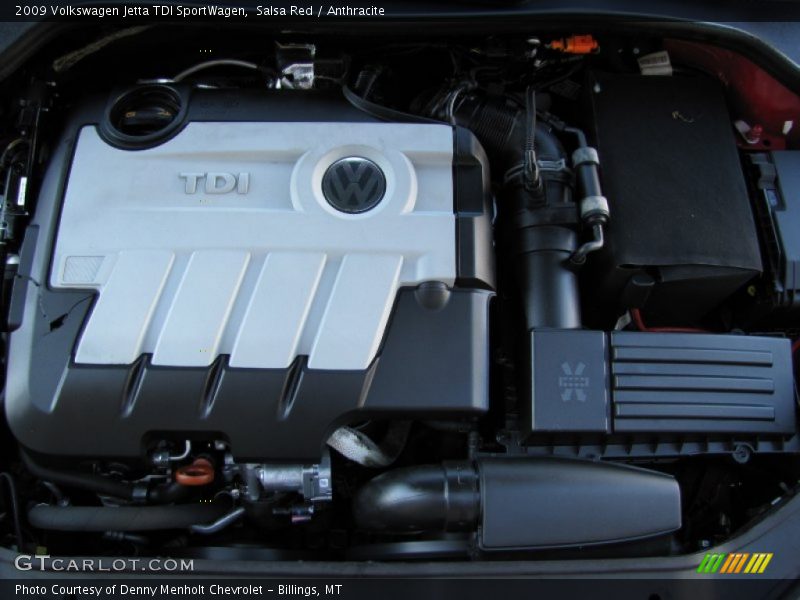 Salsa Red / Anthracite 2009 Volkswagen Jetta TDI SportWagen