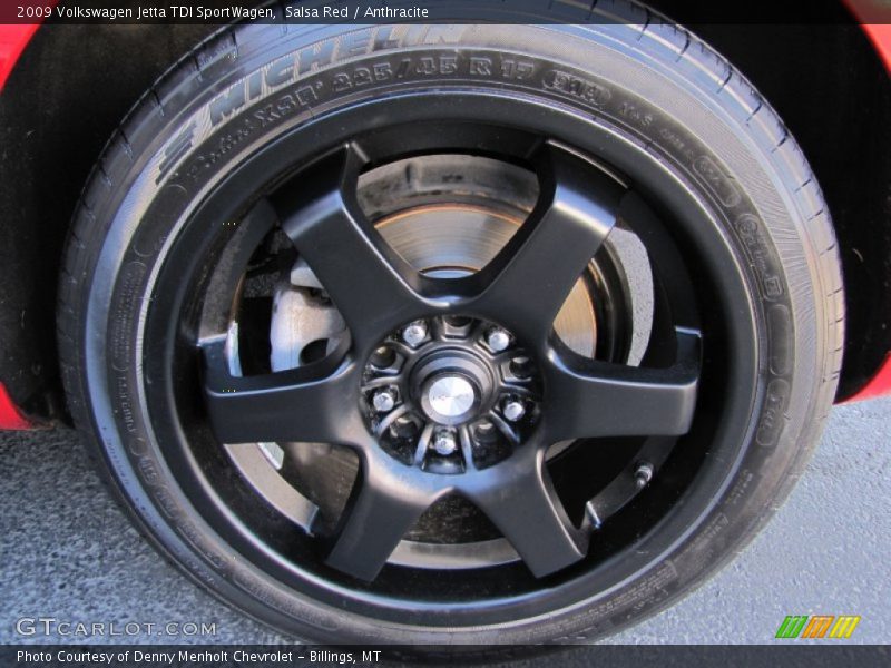 Salsa Red / Anthracite 2009 Volkswagen Jetta TDI SportWagen